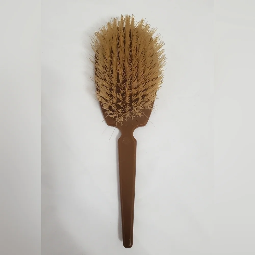 Vintage DuPont Lucite Vanity Set Mirror Brush Comb Floral Art Deco Boudoir - Picture 11 of 16